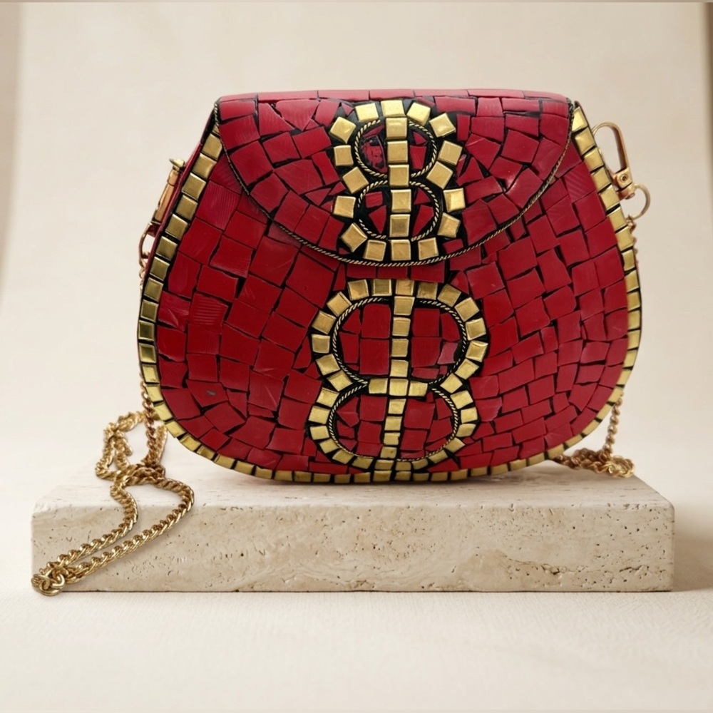 RAMLA Porte-Moi Bag in Red